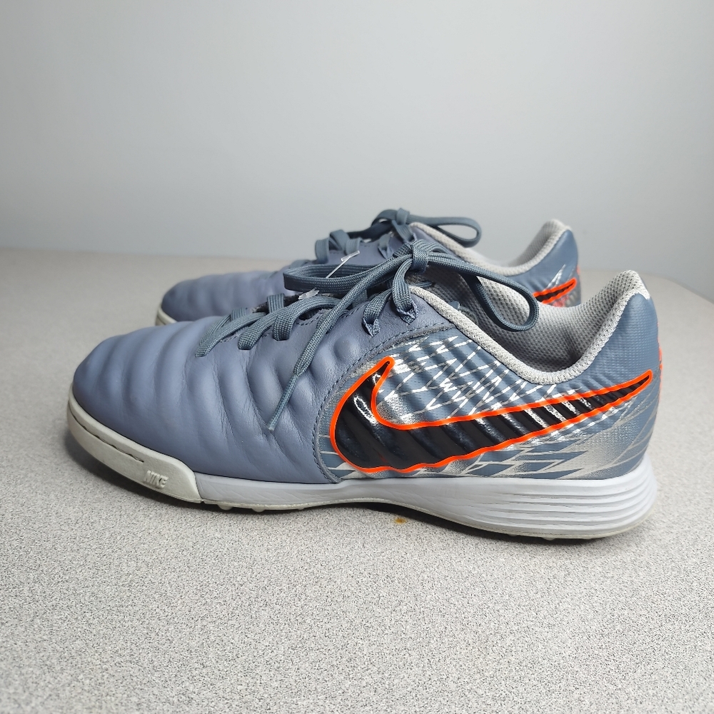 NIKE YOUTH LEGENDX 7 ACADEMY TF TURF SOCCER SHOES (ARMORY BLUE/BLACK/ - Picture 1 of 9